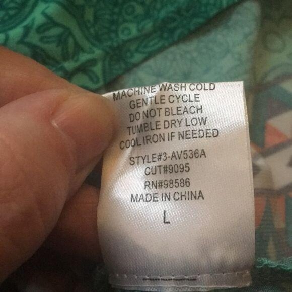 Ava James Cap Sleeve Top Size Large - Picture 5 of 5